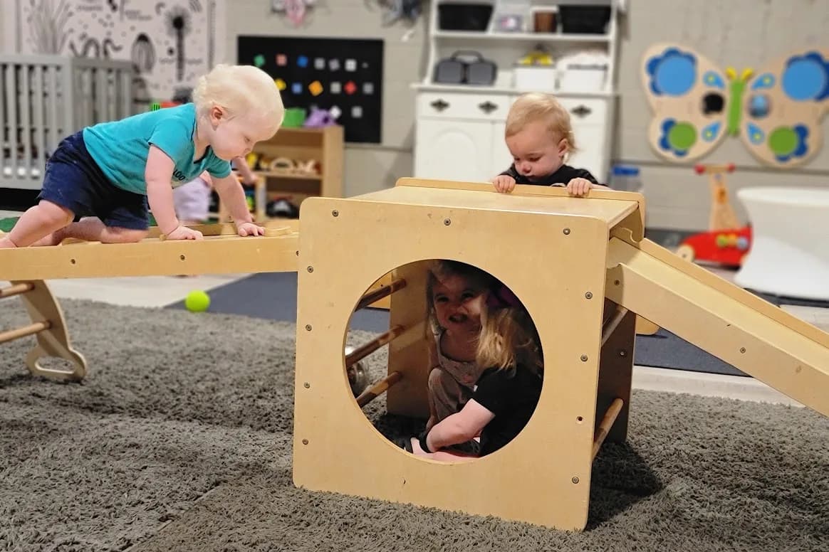 The Scissortails classroom for mobile infants and young toddlers at SquareOne Early Learning Center
