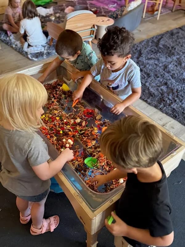 Sensory table discoveries